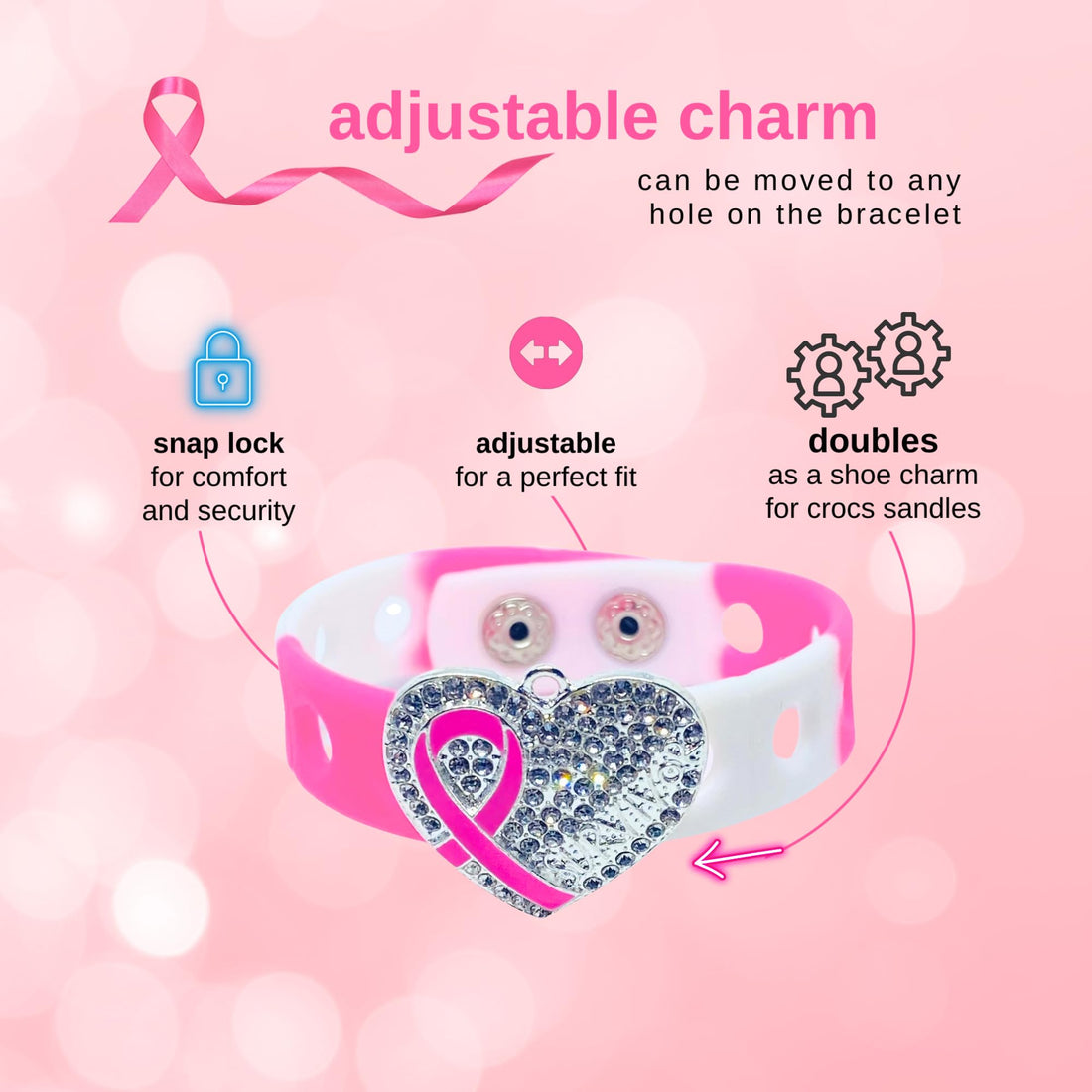 True Life Bracelets Heart of a Survivor Bracelet