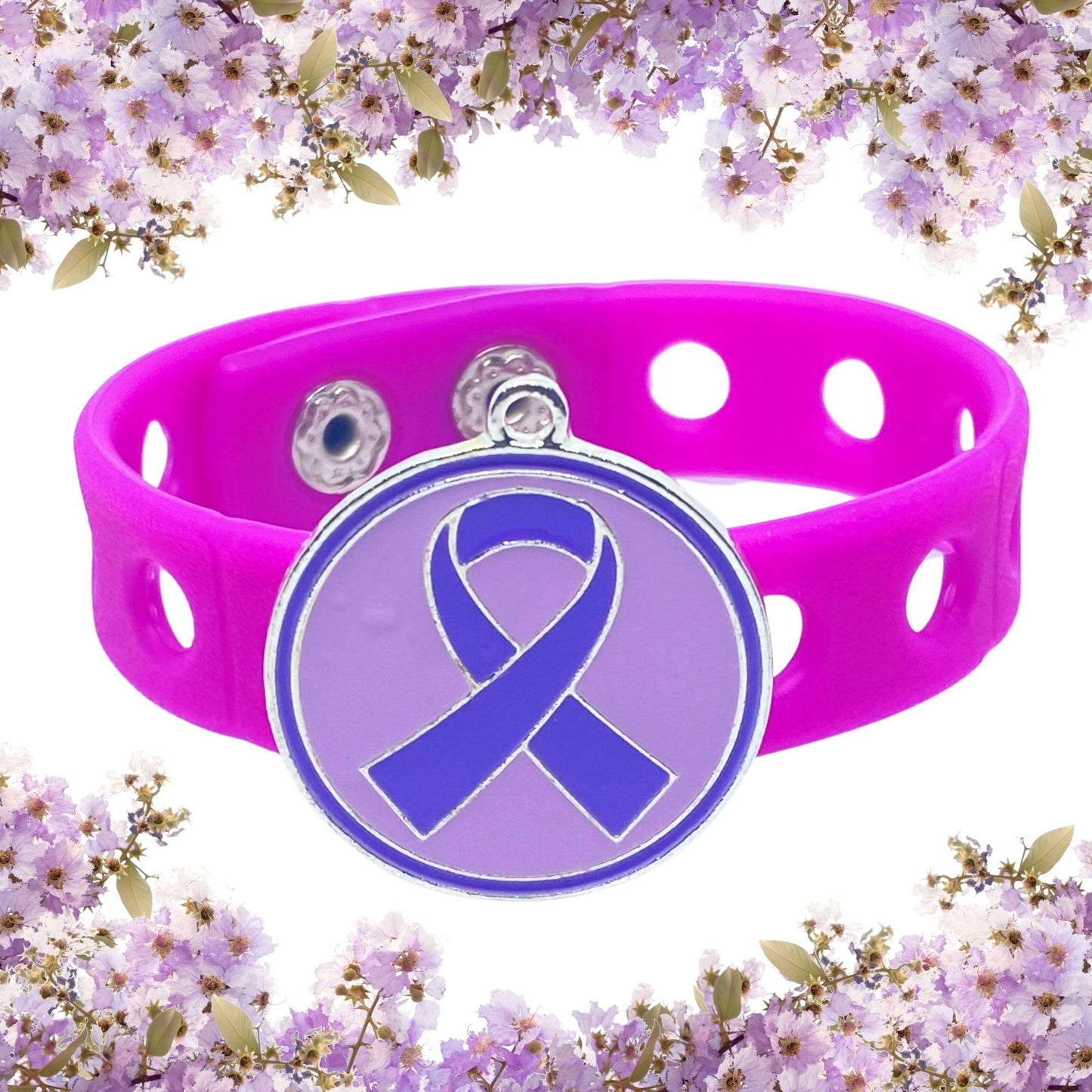 Purple Strength Awareness Bracelet(Purple)