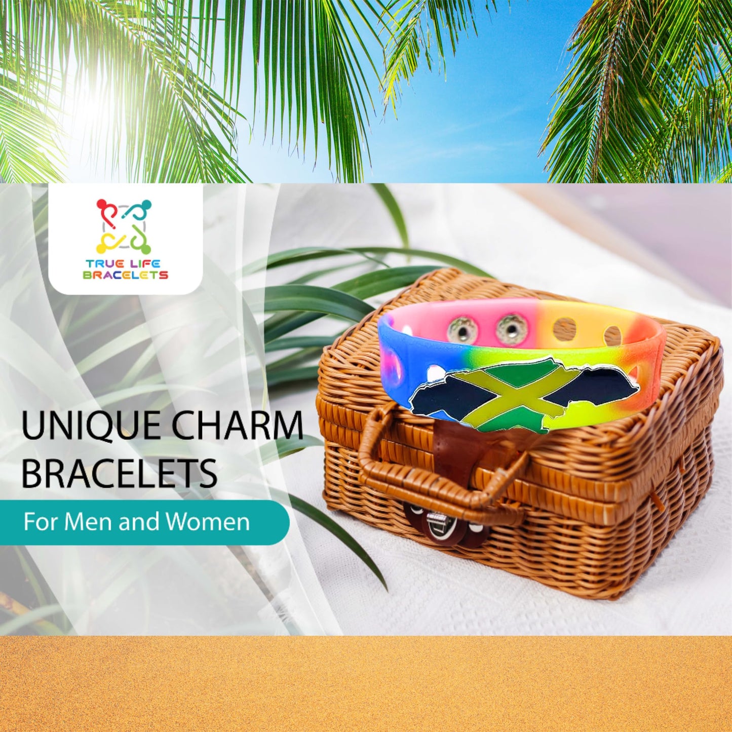 Bak A Waal Charm Bracelet (Rainbow)