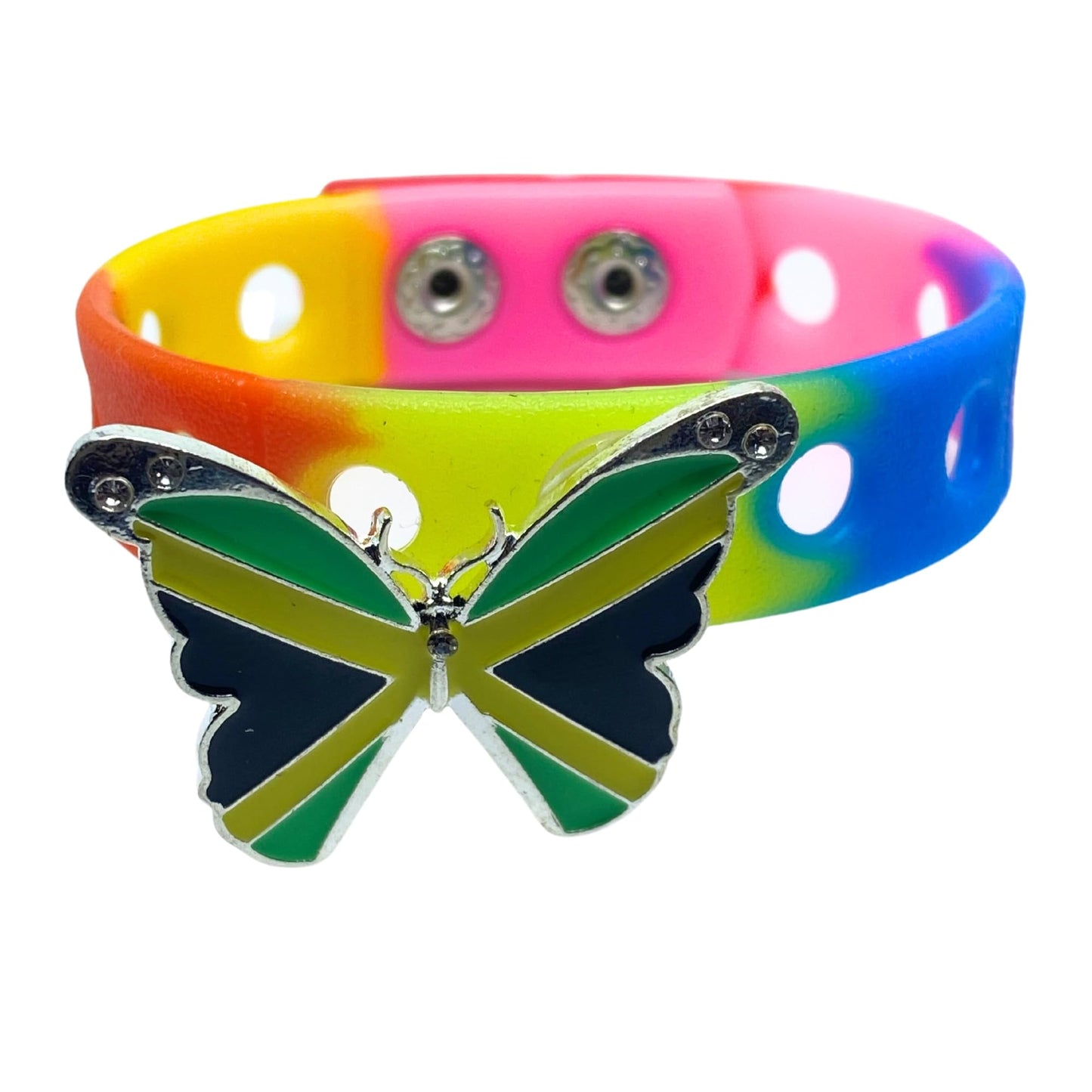 Slap Weh Butterfly Bracelet(Rainbow)