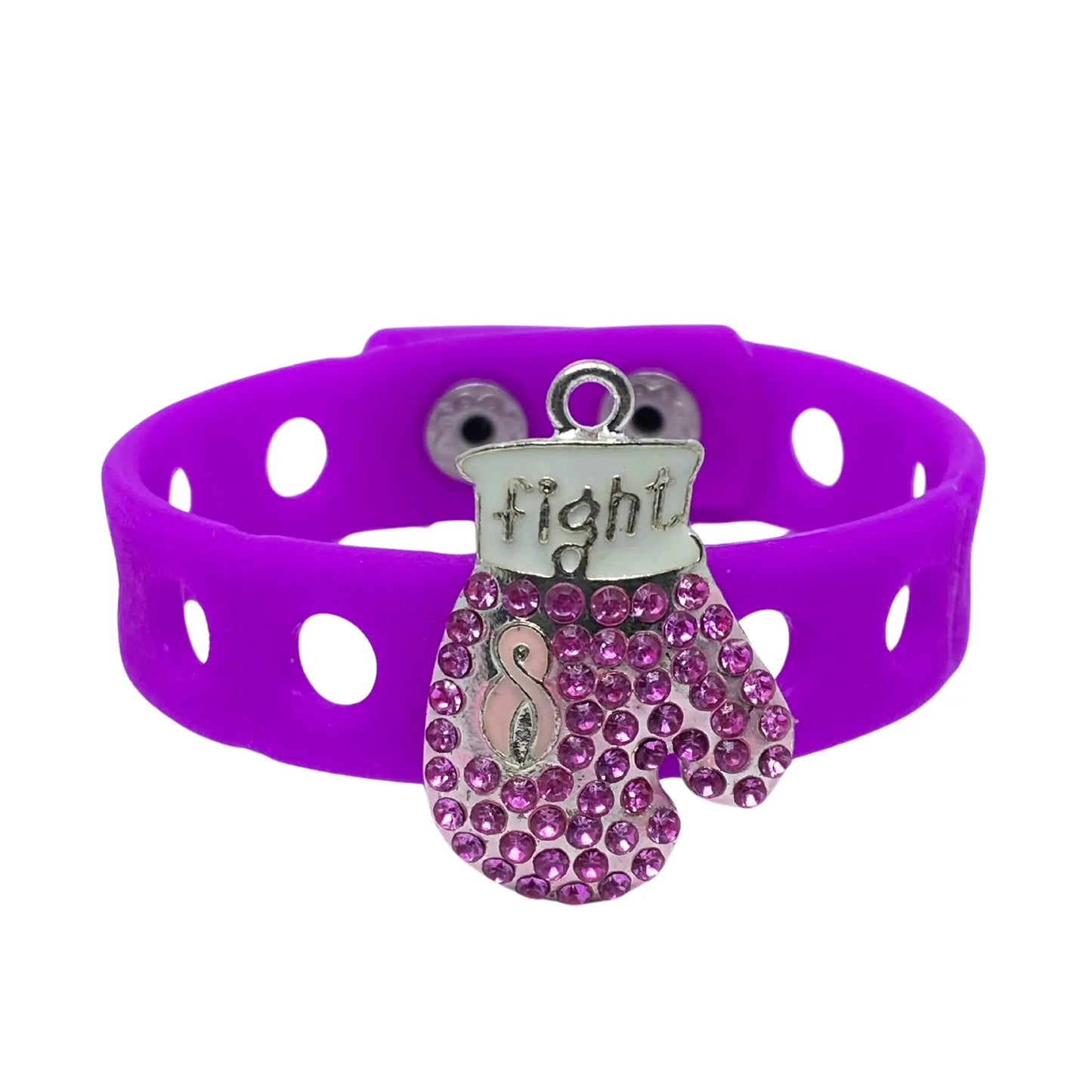 Purple Power Awareness Charm Bracelet True Life Bracelets