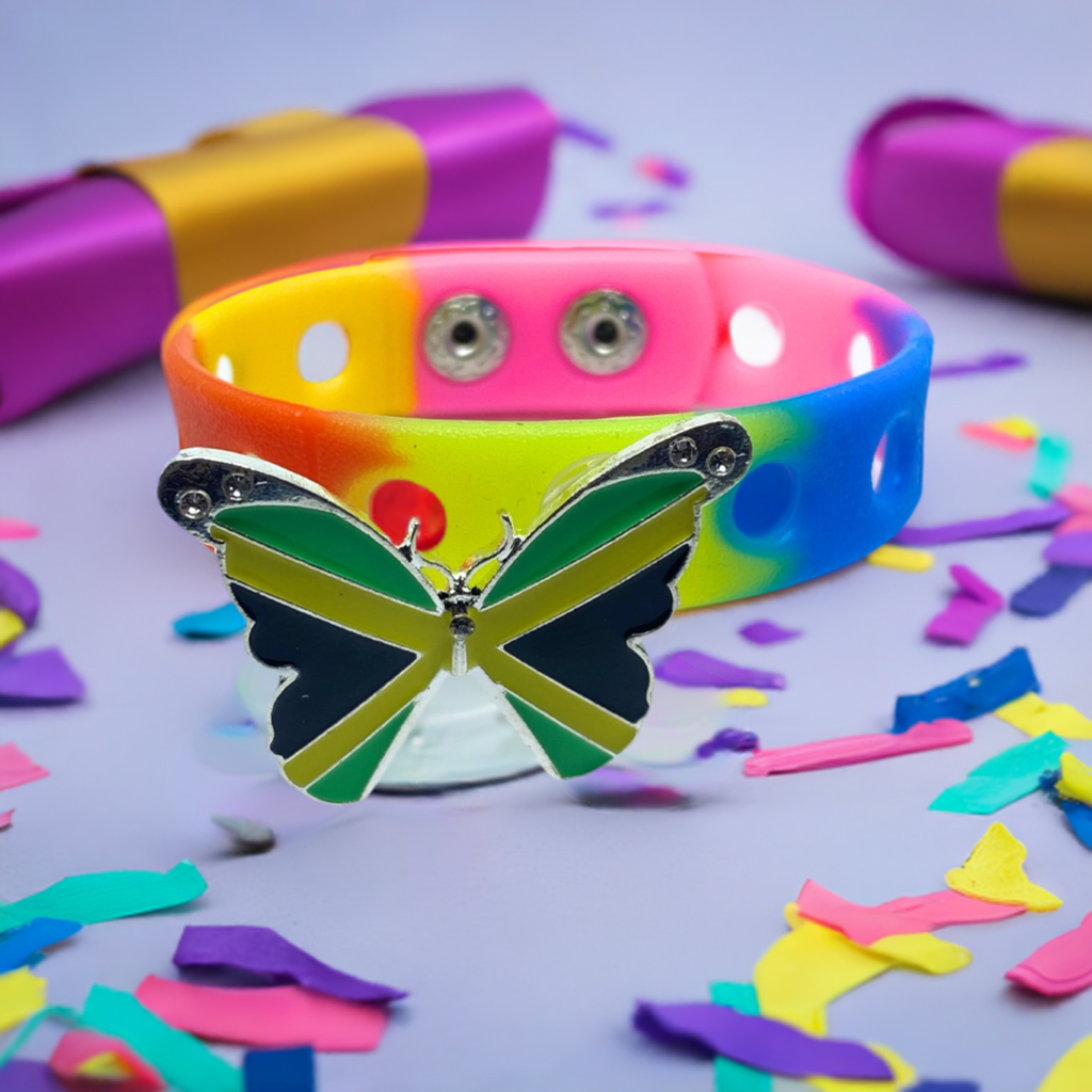 Slap Weh Butterfly Bracelet(Rainbow)