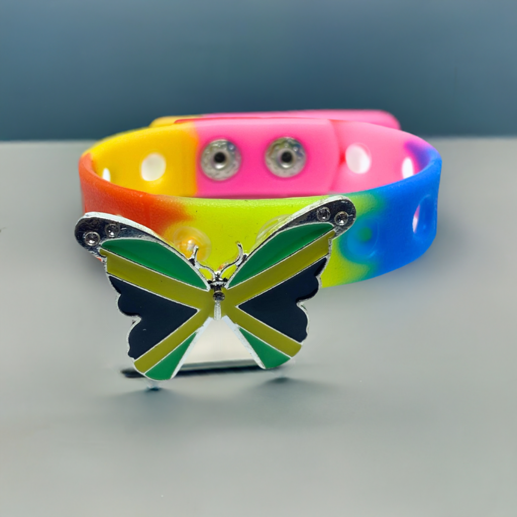 Slap Weh Butterfly Bracelet(Rainbow)